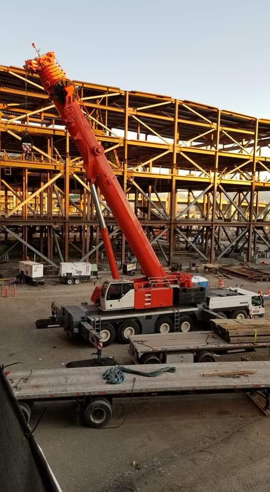 Setting Up 300 Ton Liebherr at SLC International Airport